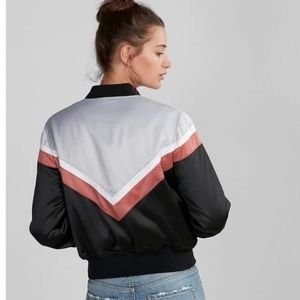 Silky Express Chevron Bomber Jacket